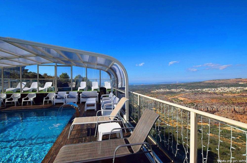 99237 המתחם בחורף, וילה הורייזן, וילה  בירכא וילות - Vila 4 U