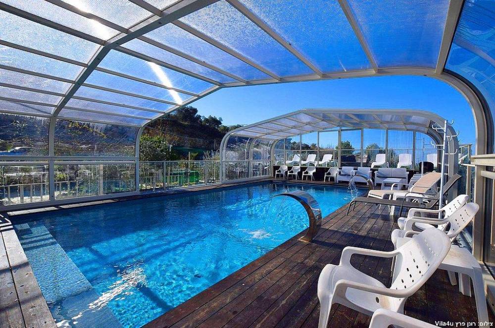 99238 המתחם בחורף, וילה הורייזן, וילה  בירכא וילות - Vila 4 U