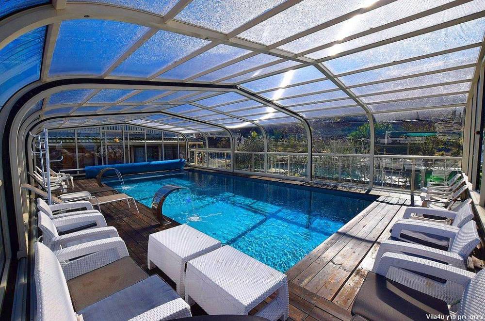 99252 המתחם בחורף, וילה הורייזן, וילה  בירכא וילות - Vila 4 U