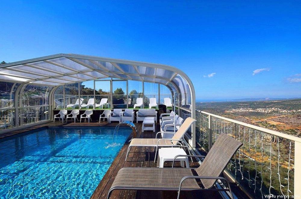 99254 המתחם בחורף, וילה הורייזן, וילה  בירכא וילות - Vila 4 U