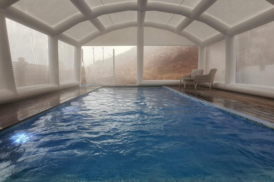 140489 המתחם בחורף, וילה נוף מולדת, וילה  בראש פינה וילות - Vila 4 U