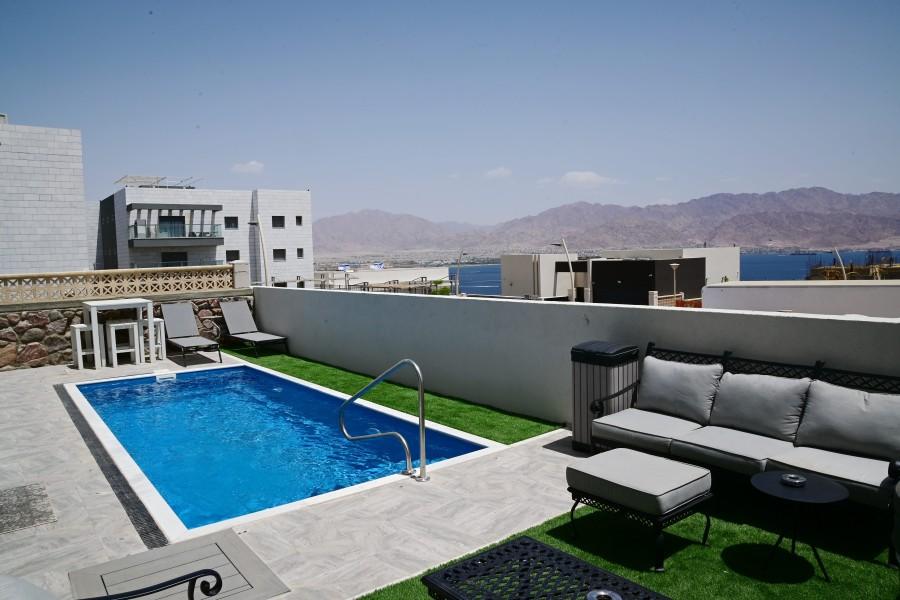 143195 המתחם החיצוני, וילה עלמת החן, וילה  באילת וילות - Vila 4 U