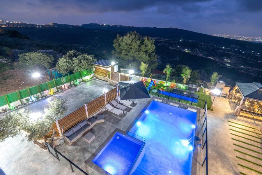 164037 חצר ונוף, וילה נוף לים ירכא, וילה  בירכא וילות - Vila 4 U