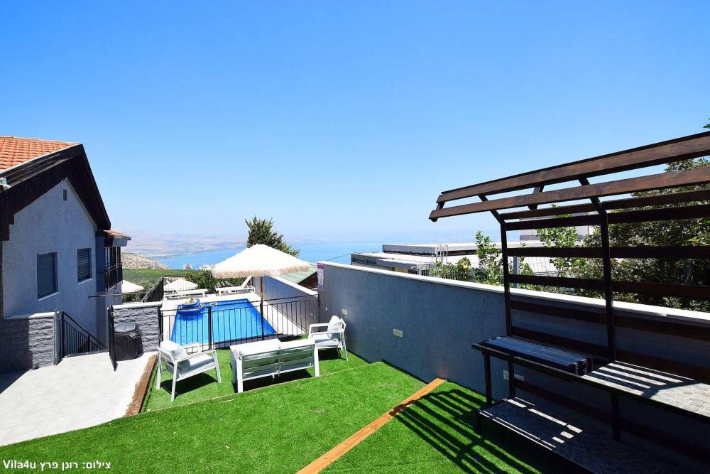 167603 גלרית חוץ, אחוזת אביאל בכנרת, וילה  בטבריה וילות - Vila 4 U