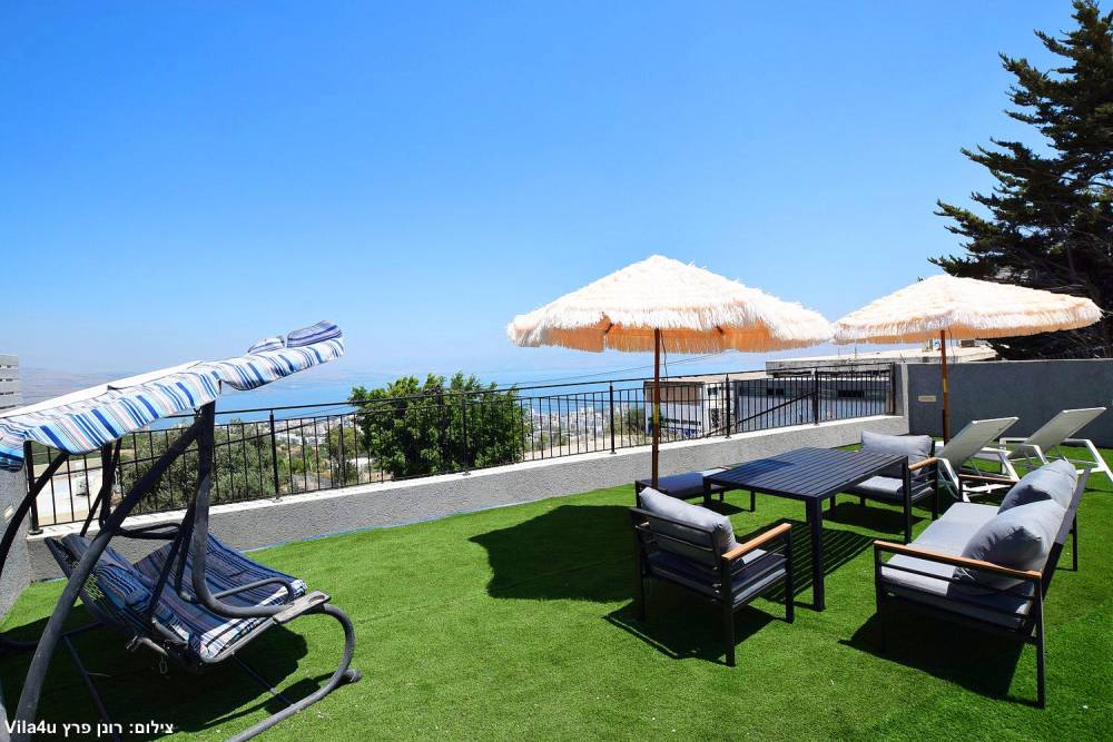 167617 גלרית חוץ, אחוזת אביאל בכנרת, וילה  בטבריה וילות - Vila 4 U