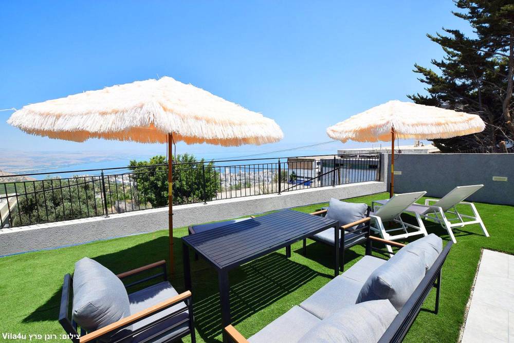 167625 גלרית חוץ, אחוזת אביאל בכנרת, וילה  בטבריה וילות - Vila 4 U