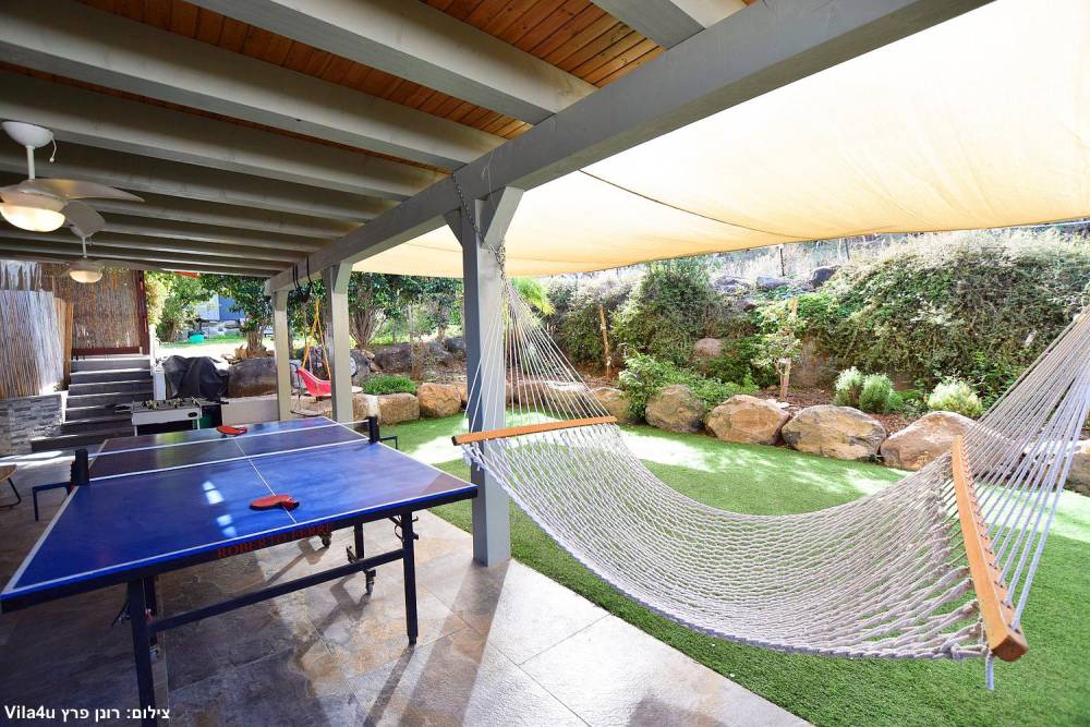 174619 החצר והבריכה, וילה רימונה יבנאל, וילה  ביבנאל וילות - Vila 4 U
