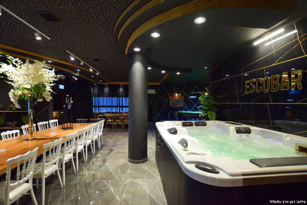 189753 מתחם הג'קוזי, לופט אסקובר, וילה  באשקלון וילות - Vila 4 U