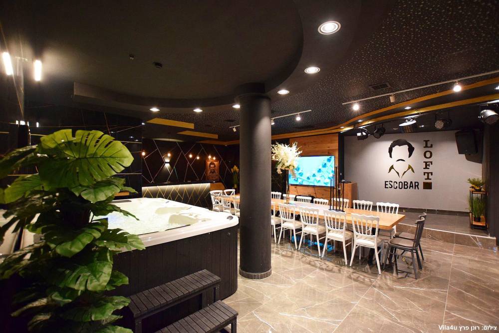 189754 מתחם הג'קוזי, לופט אסקובר, וילה  באשקלון וילות - Vila 4 U