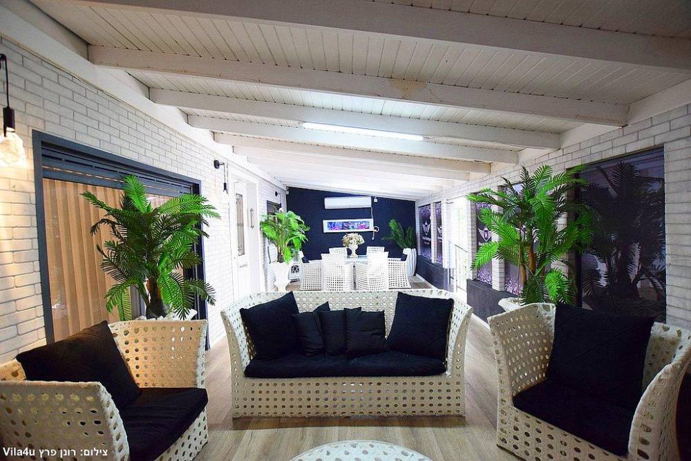 197078 מתחם חיצוני מקורה, וילה רויאל בוטיק, וילה  בנהריה וילות - Vila 4 U