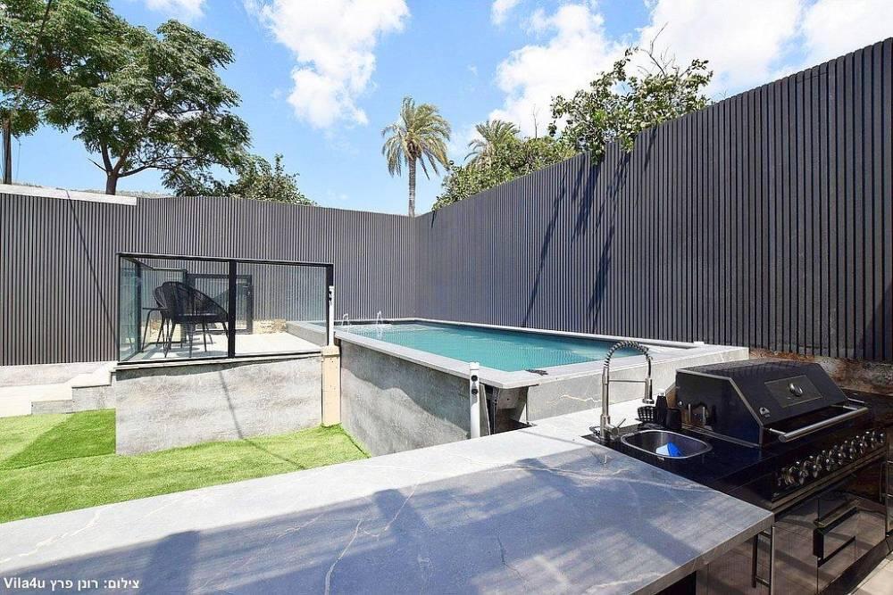 202812 המתחם חיצוני של הוילה, אחוזת כוכב יהלום, וילה  בשלומי וילות - Vila 4 U