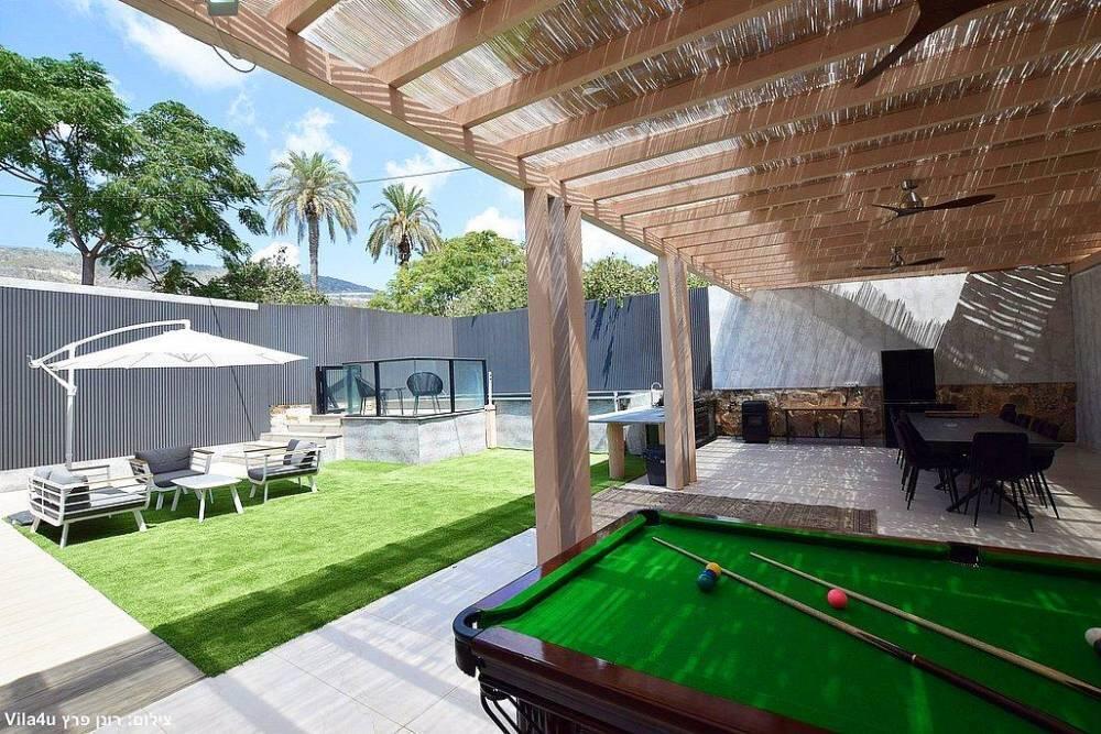 202827 המתחם חיצוני של הוילה, אחוזת כוכב יהלום, וילה  בשלומי וילות - Vila 4 U