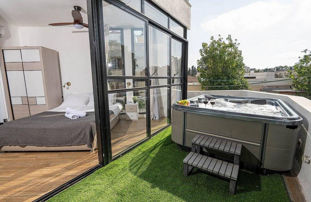 208248 דופלקס בוטיק, הפנטהאוז של תל אביב יפו, וילה  בתל אביב וילות - Vila 4 U