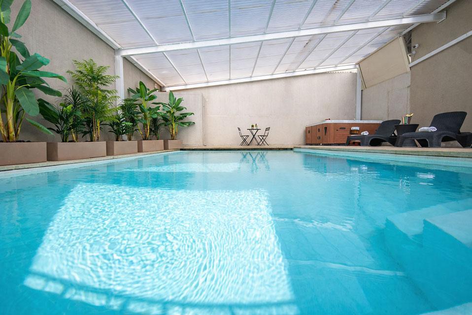 214402 מתחם מקורה בריכה וג'קוזי, אחוזת גליל, וילה  בספסופה וילות - Vila 4 U