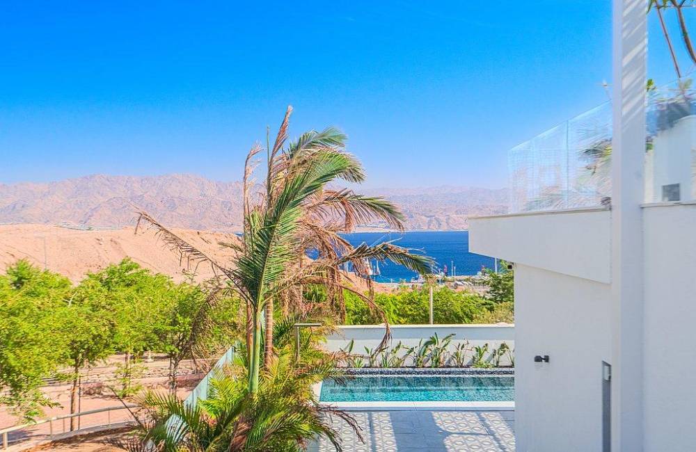 239345 חצר, בריכה ספא ונוף, וילה דרים אילת - Dream Eilat, וילה  באילת וילות - Vila 4 U